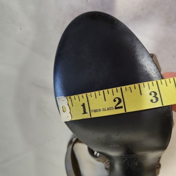 Zara Olive Strappy Heels - Picture 10 of 16